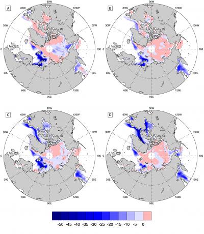 Arctic Sea Ice Concentration Since 2007