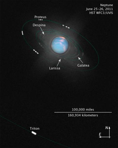 Hubble Images of Neptune