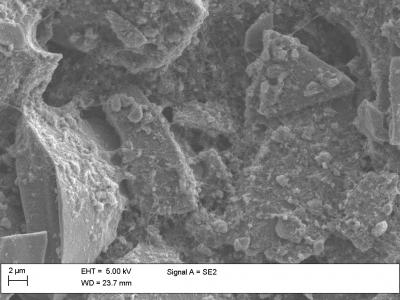 SEM Image of Hybrid Anode Material