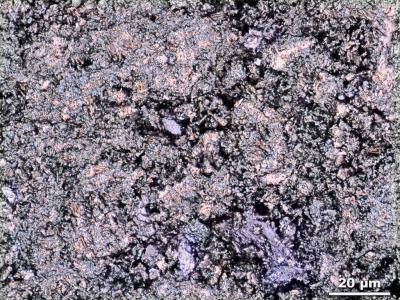 A Cleaved Fluorine-Doped Lanthanum Oxide Iron Arsenide Sample