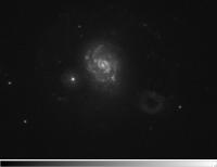 Image of NGC 1068 taken with the Optical Monitor aboard the XMM Satellite