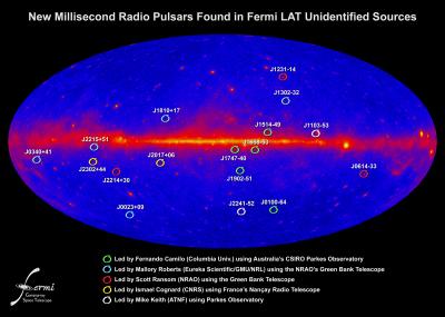 17 New Millisecond Pulsars Found