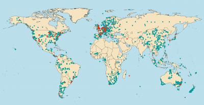 Location of Partner Institutes and Sample Sites