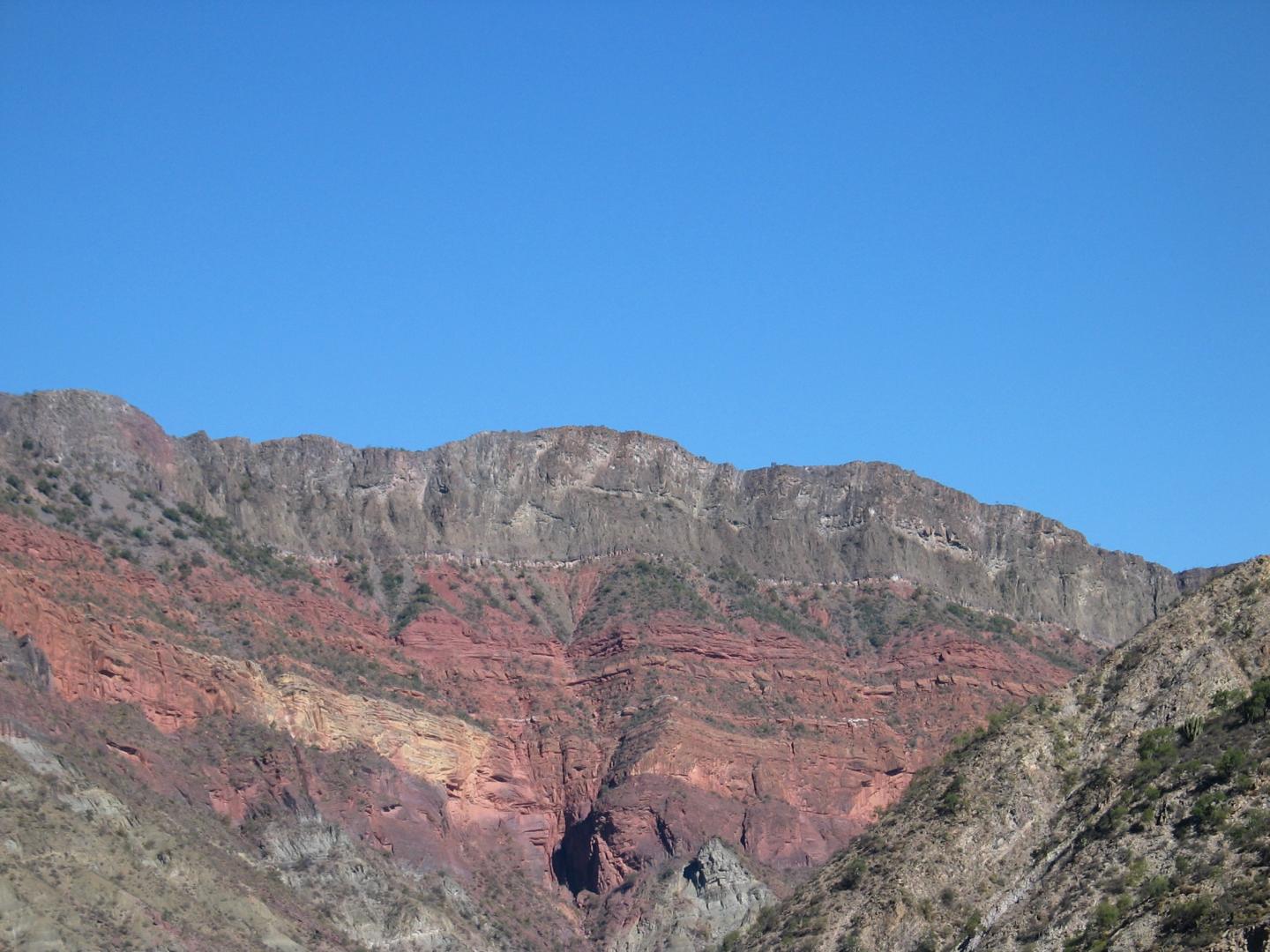 A View of a Cliff near Tarabuco