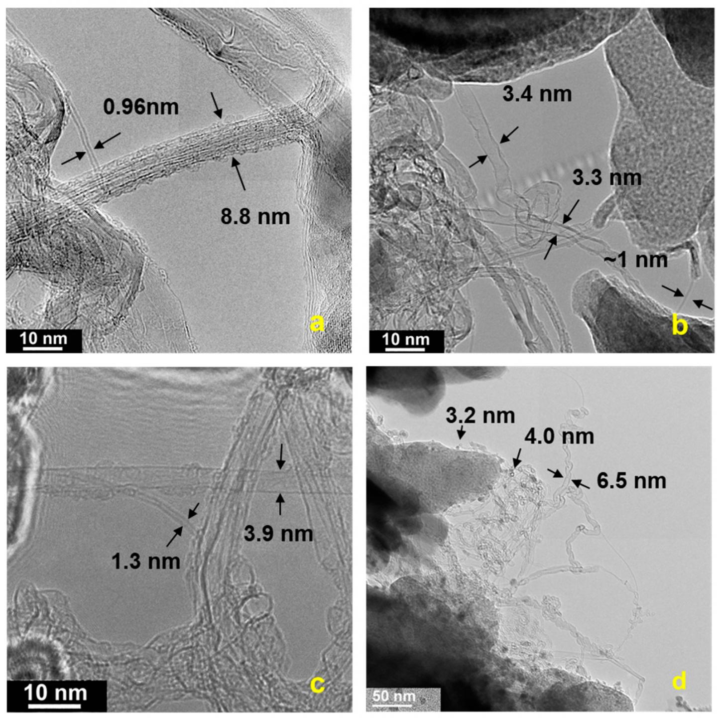 Single Walled Carbon Nanotubes Grown on Kaolin Sized Paper