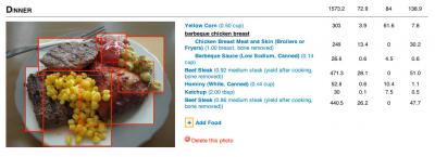 PlateMate User Interface with Meal