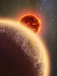 Artist's Conception of GJ 1132b Venus-like Exoplanet