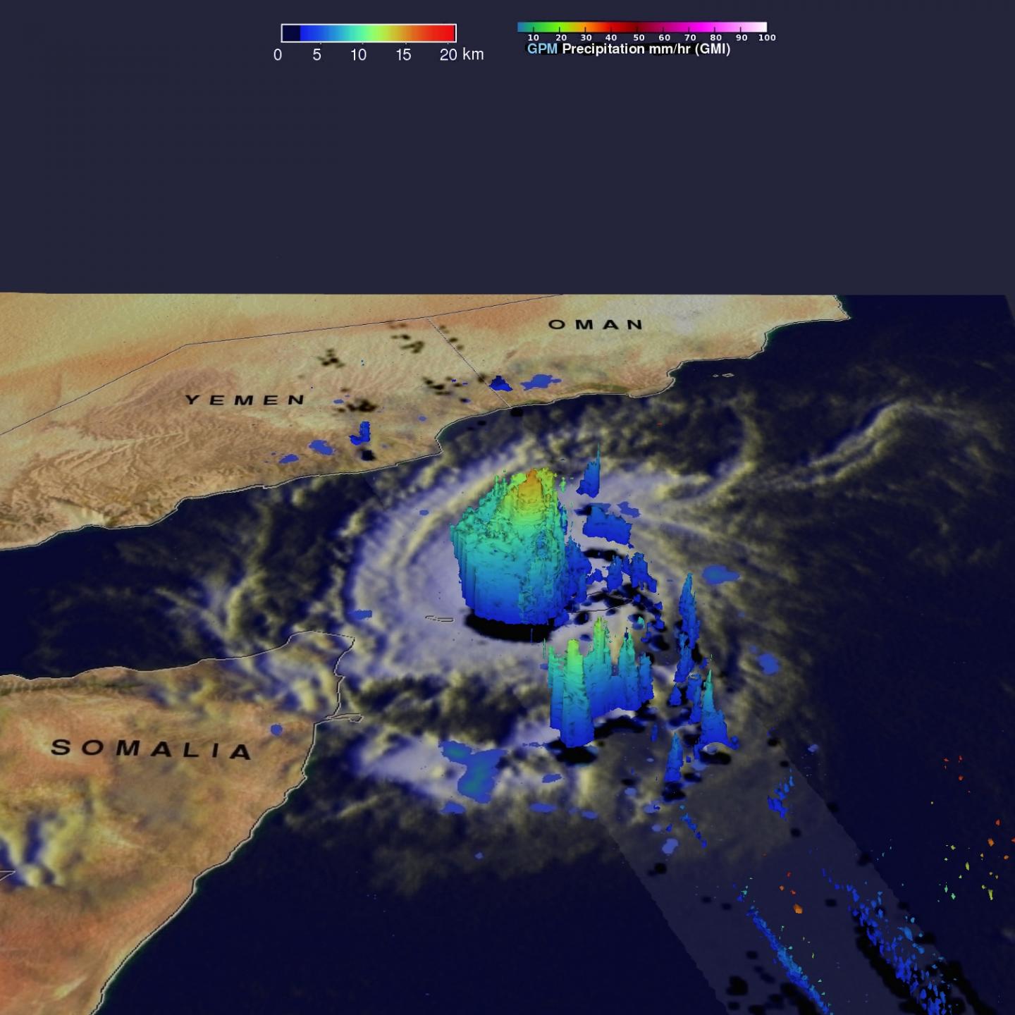 GPM Image of Chapala and Megh
