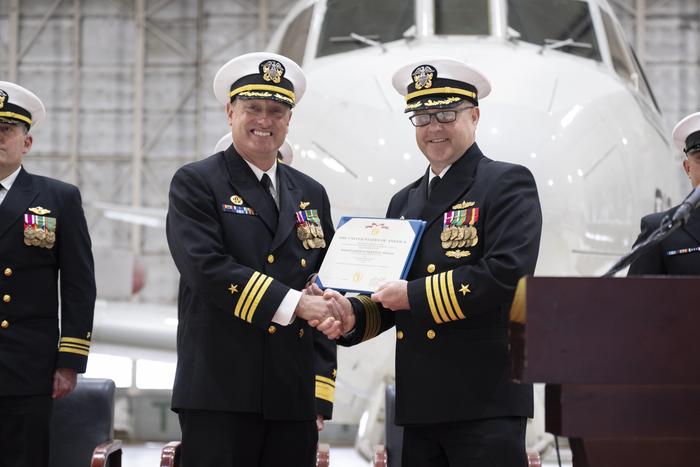 Navy’s Airborne Scientific Development Squadron Welcomes New Commander