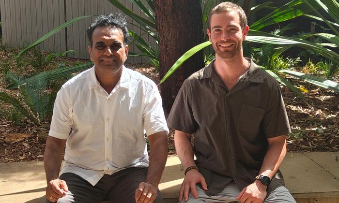 Professor Raj Eri and Christo Opperman