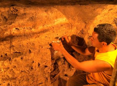 Excavating Cave Site