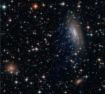 NASA's Hubble Finds Life is Too Fast, Too Furious for This Runaway Galaxy