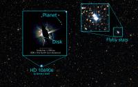 Stellar Flyby in Star Cluster Rescued Planet