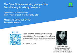 GYA Open Science First Fridays 1 March 2024