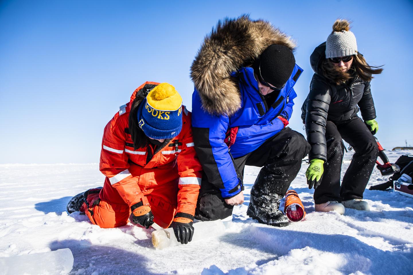 Cutting Ice Cores