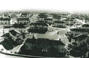 The occupation forces’ housing called Rokko Heights (around 1958)