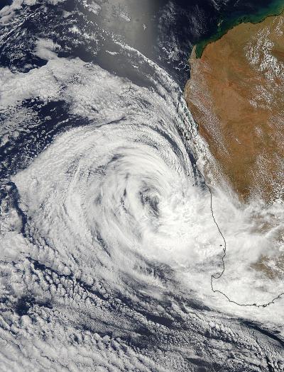 NASA's Aqua Satellite Image of Tropical Cyclone Iggy