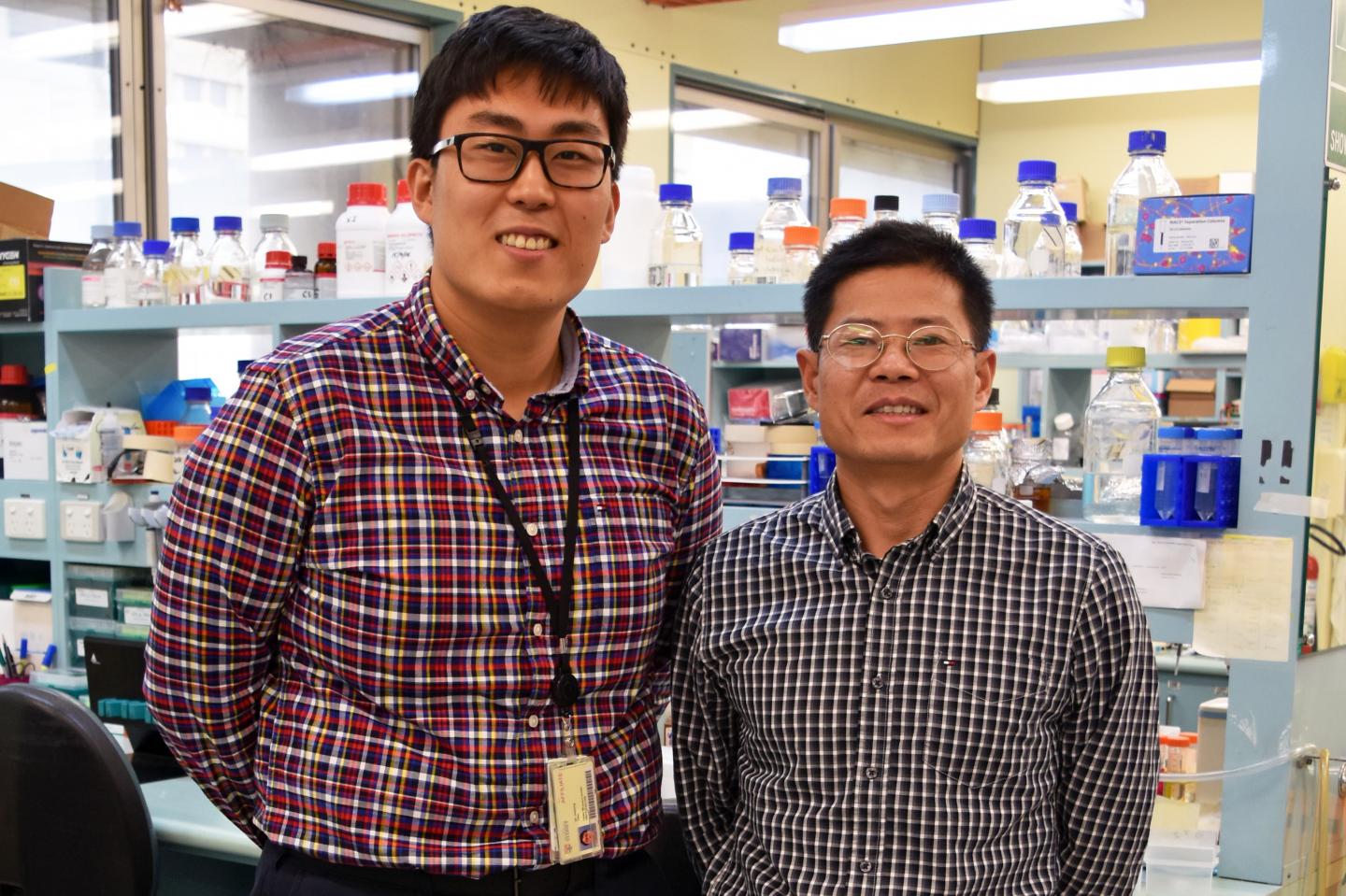 Dr. Jaesung Peter Choi and Dr. Xiangjian Zheng, Centenary Institute