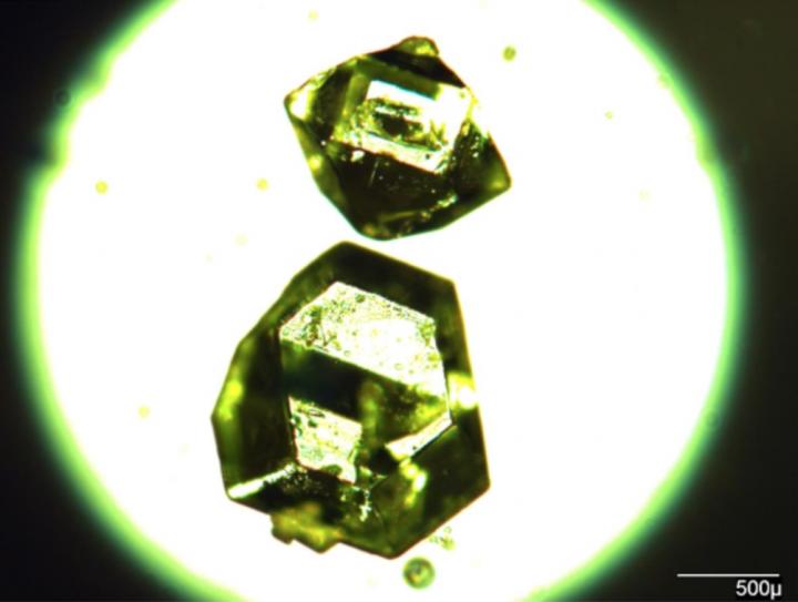Synthetic Zhemchuzhnikovite Crystals