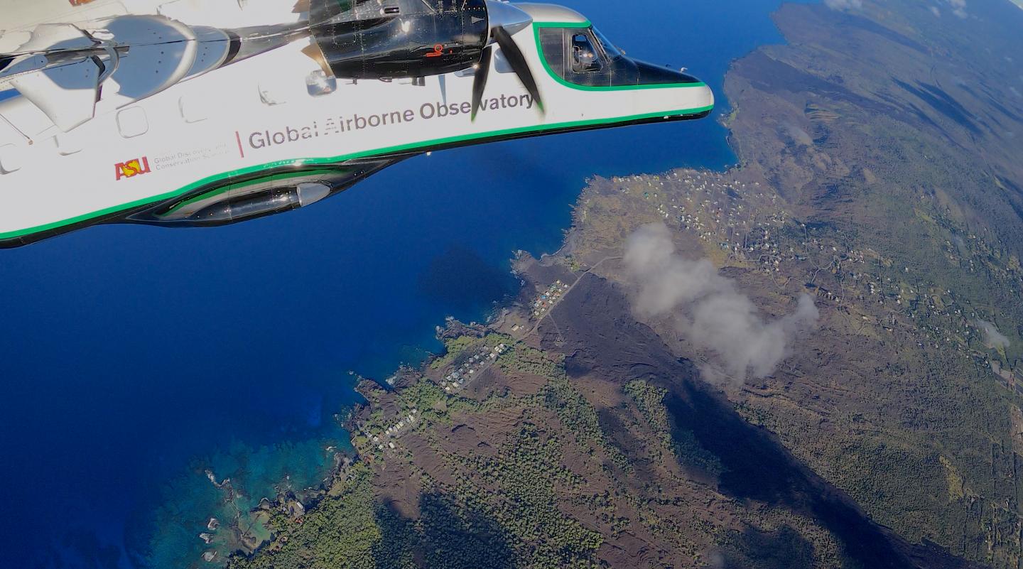 ASU Global Airborne Observatory maps Hawaii's coral reefs.