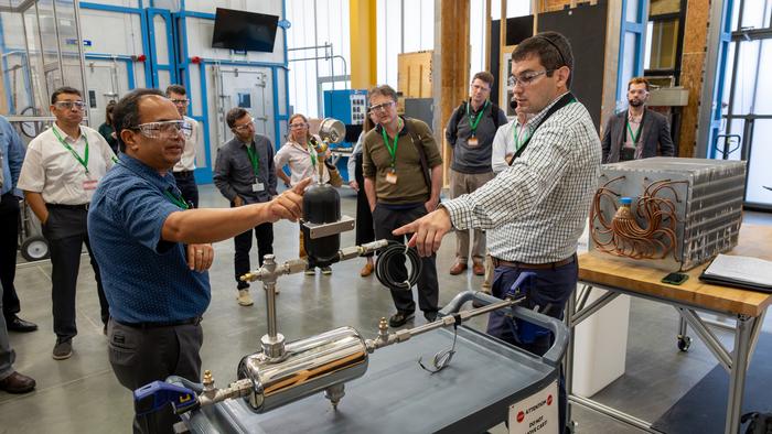 ORNL researchers showcase prototype heat pump