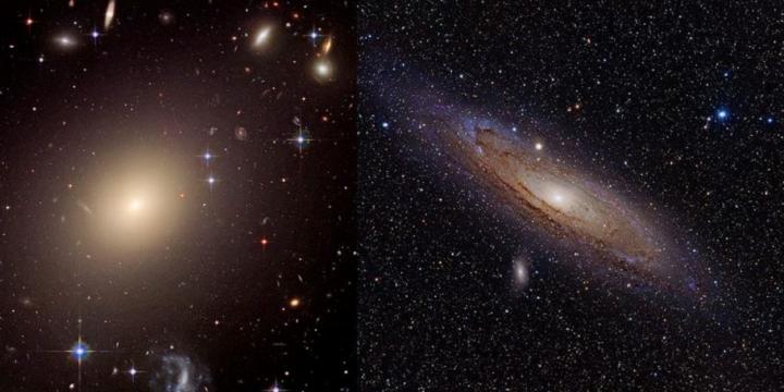 Spiral and Elliptical Galaxies