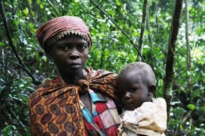 Batwa Mother and Child