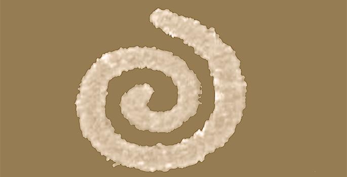 SEM of Gold Nanospiral