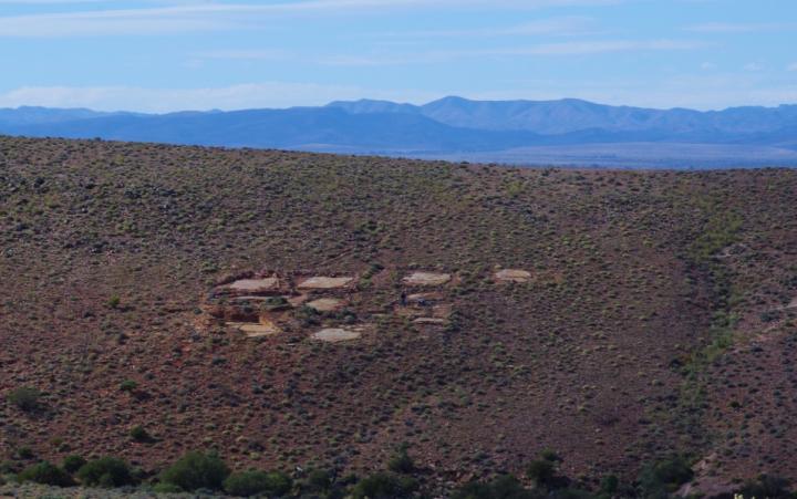 National Heritage Fossil Site in Nilpena, South Australia