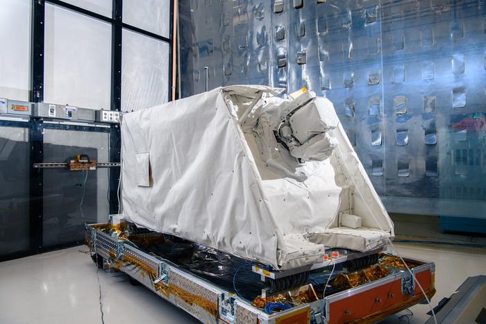 NASA's ILLUMA-T payload in a Goddard cleanroom.