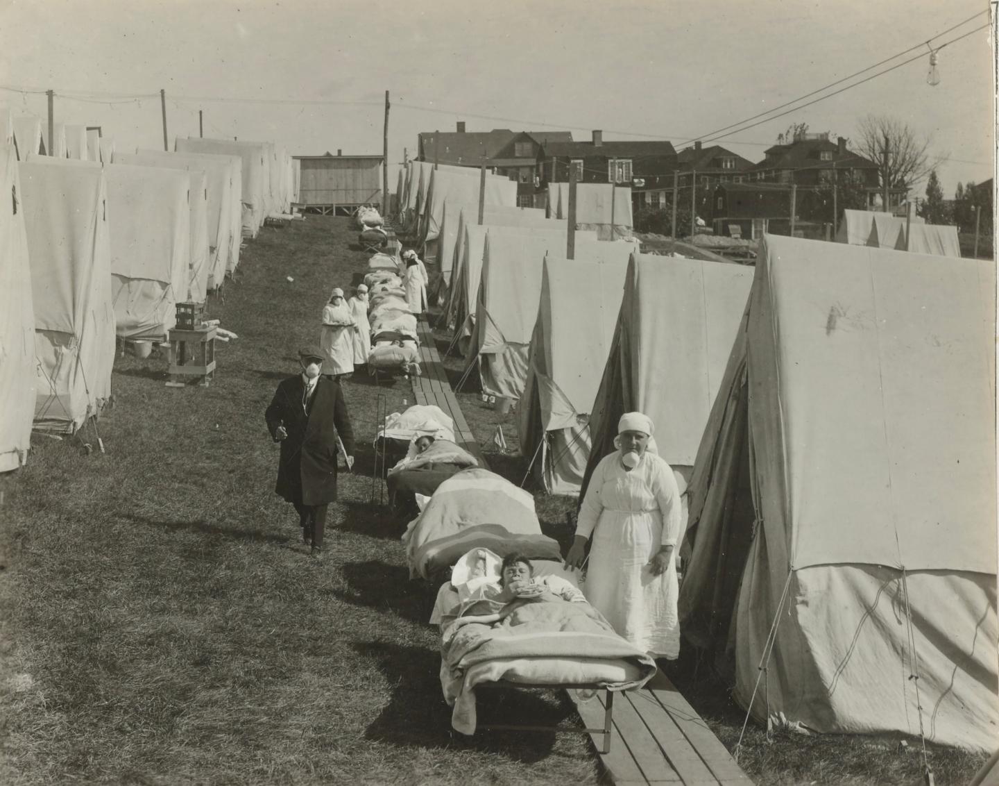1918-19 Spanish Flu Tent Lazar [IMAGE] | EurekAlert! Science News Releases