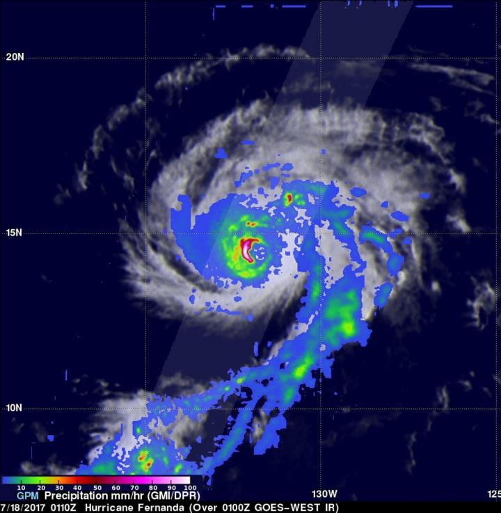 Precipitation Data on Fernanda