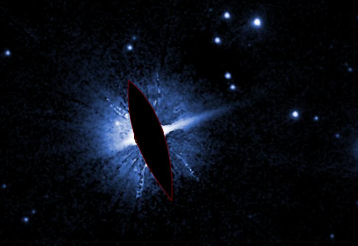 Hubble Image of HD 106906