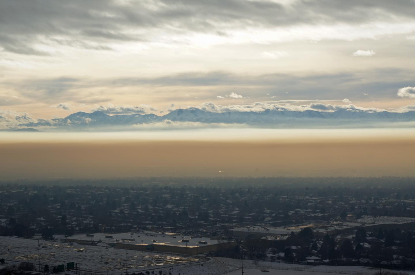 Air-Temperature Inversion Over Salt Lake City