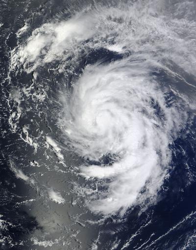 NASA's Terra Satellite Passed Over Tropical Storm Nadine