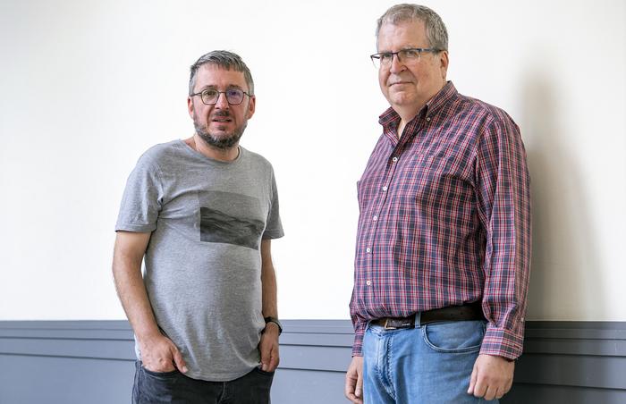 Alain Ulazia and Gabriel Ibarra, members of the EOLO research group.