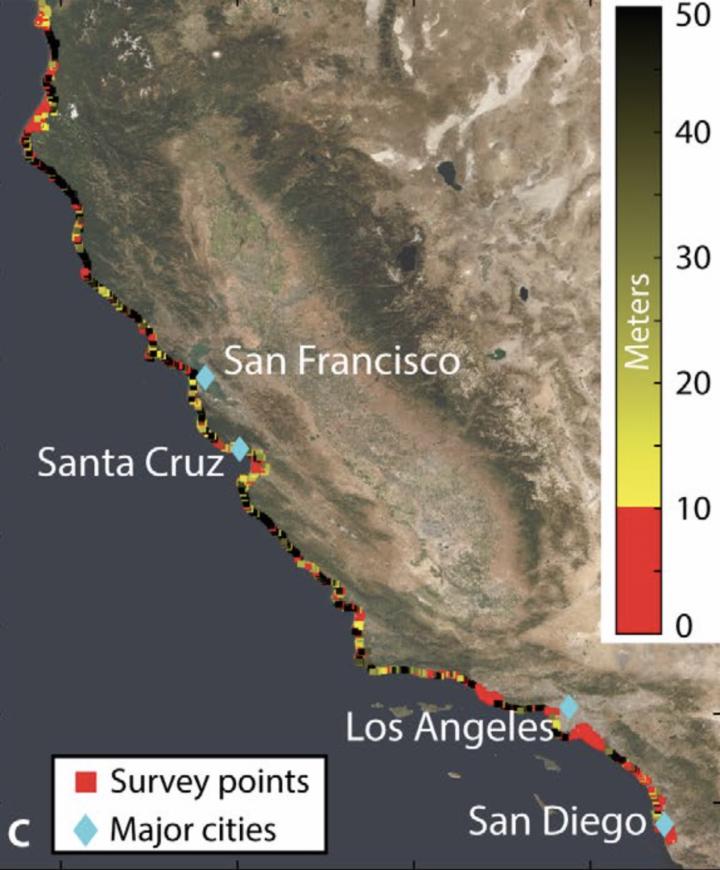 Sinking California Coasts