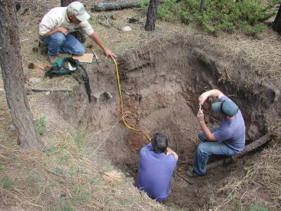 Soil Excavation at Valles Caldera