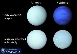 Neptune and Uranus colours