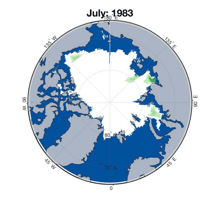 Plankton Blooming under Thinning Arctic Sea Ice