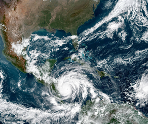 Natural color image of Hurricane Iota
