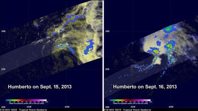 TRMM Images of Humberto