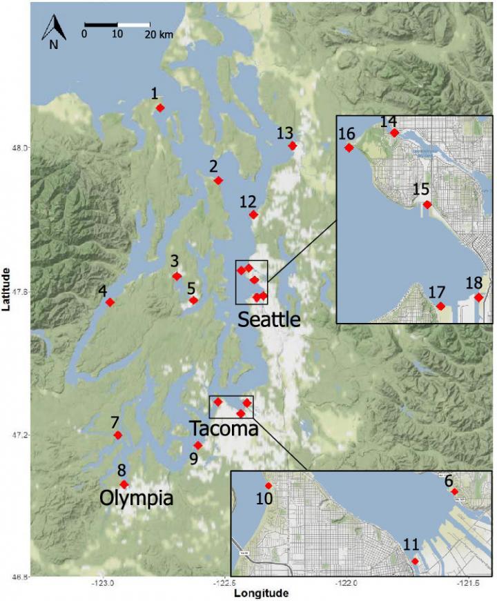 Map of Sampling Sites