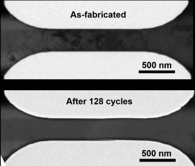 Cyclic Healing Removes Defects from Aluminum Crystals