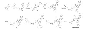 a route with unknow molecule made by an experienced chemist