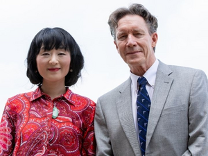 University of Houston stem cell team: Wa Xian (left) research associate professor of biology and biochemistry and  Frank McKeon, professor of biology and biochemistry and director of the Somatic Stem Cell Center at UH.