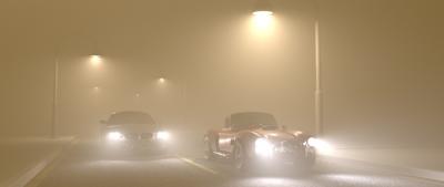 Computer-Generated Foggy Scene
