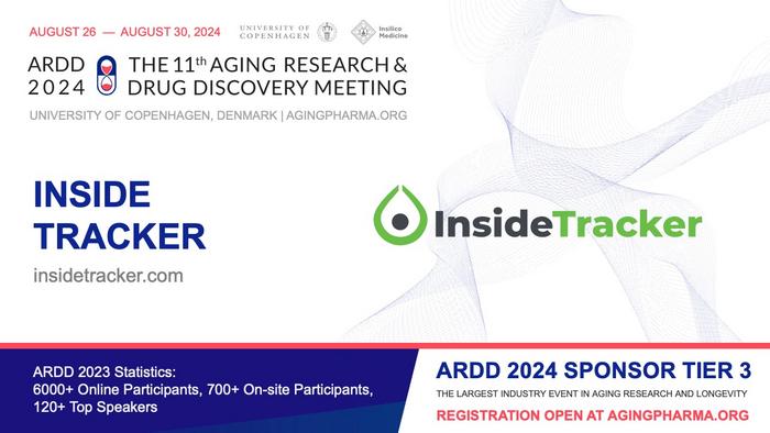 Announcing InsideTracker as Sponsor of ARDD 2024