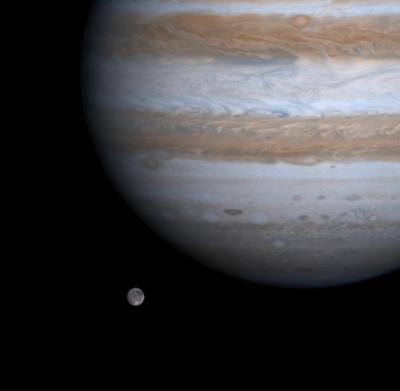 Jupiter and Ganymede