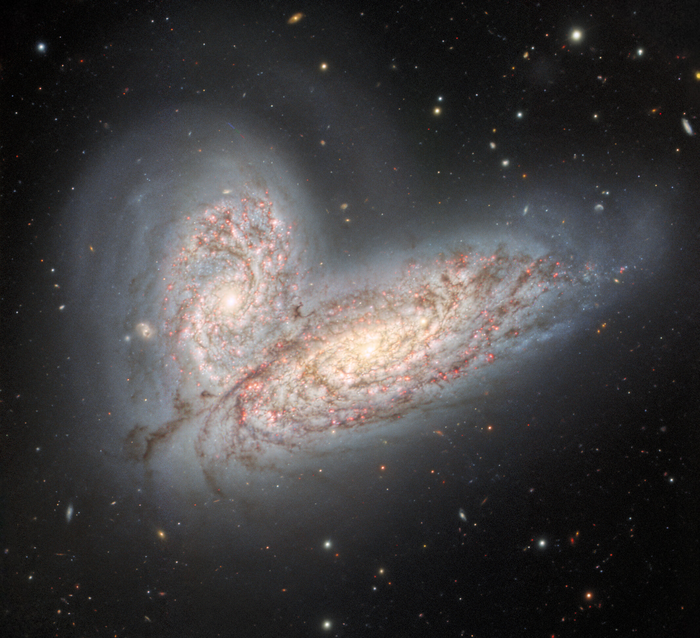 The merging galaxy pair NGC 4568 and NGC 4567